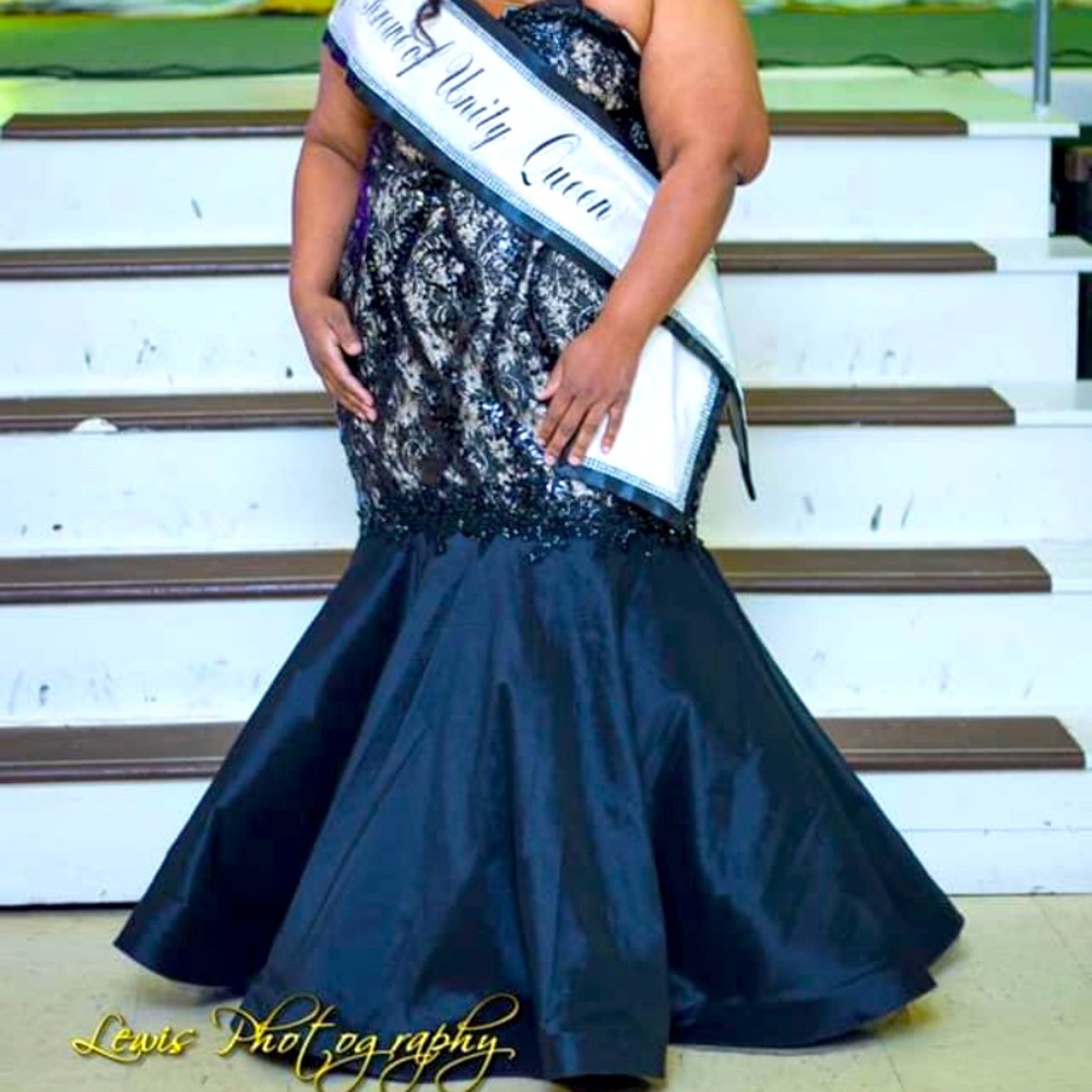 Black ball dress